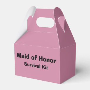 Caja Para Regalos Kit de supervivencia "doncella de honor"