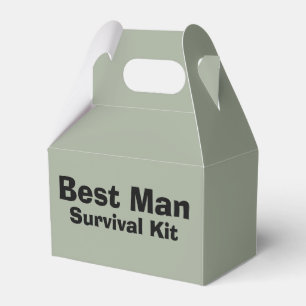 Caja Para Regalos Kit de supervivencia "Mejor Hombre"