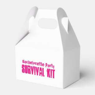 Caja Para Regalos Kit de Supervivencia para "Despedida de Soltera"