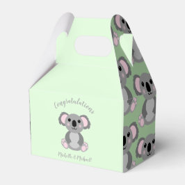 Caja Para Regalos Koala Bear Baby Shower