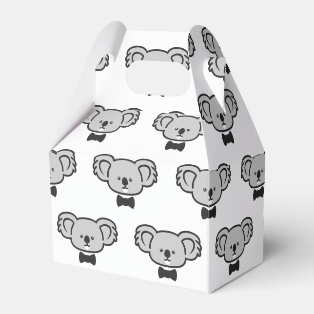 Caja Para Regalos Koala con corbata (Front Side)