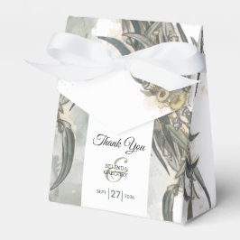 Caja Para Regalos La acuarela Eucalyptus deja al Boda de la vegetaci