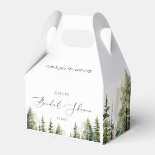 Caja Para Regalos La aventura espera ducha de novia en el bosque sal