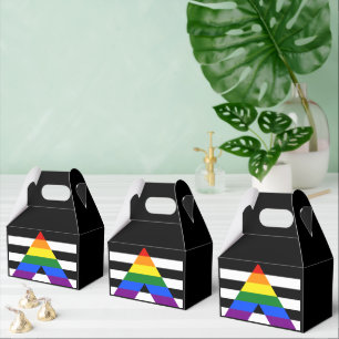 Caja Para Regalos La bandera de aliado heterosexual de SlipperyJoe c