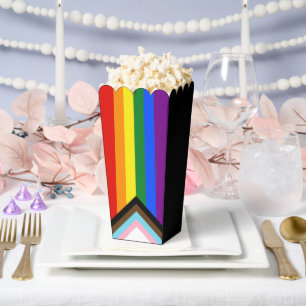 Caja Para Regalos La bandera del orgullo progresista de SlipperyJoe 
