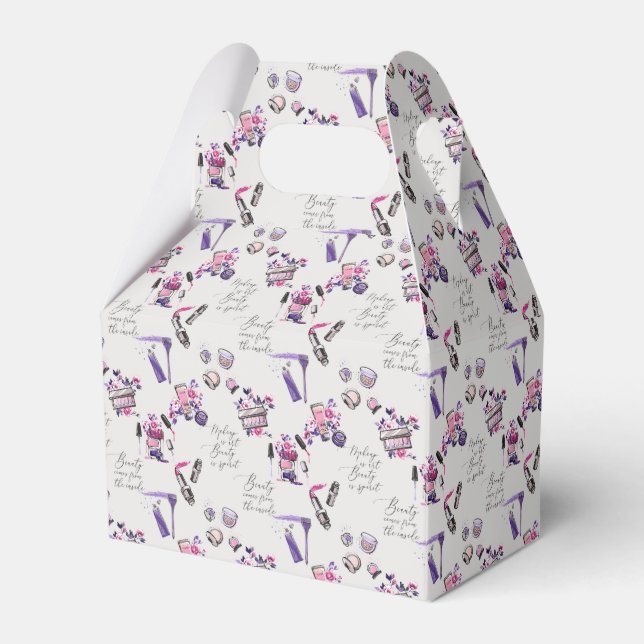 Caja Para Regalos La Belleza Viene Del Patrón Interior (Front Side)