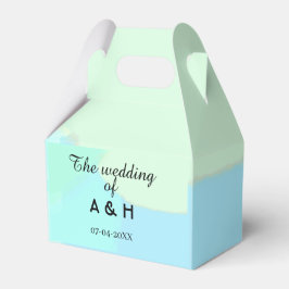 Caja Para Regalos La boda de la letra inicial del nombre de la parej