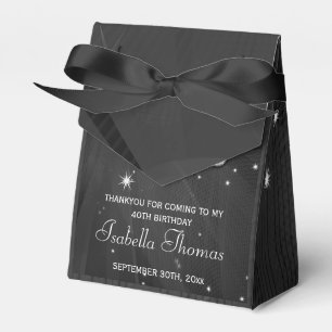 Caja Para Regalos La bola de discoteca y los talones negros y de