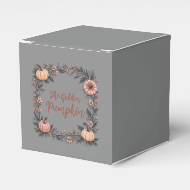 Caja Para Regalos La Calabaza Dorada (Costado Anverso)