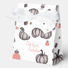 Caja Para Regalos La calabaza rústica (blanca)