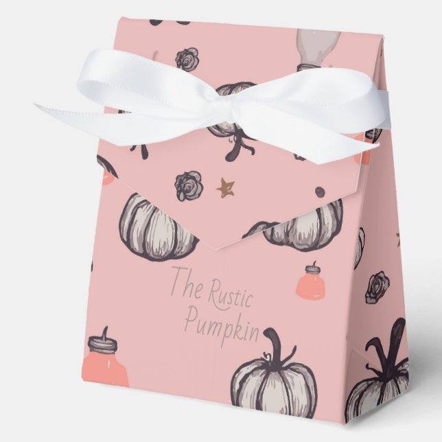 Caja Para Regalos La Calabaza Rustica (Rosa) (Anverso)