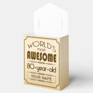 Caja Para Regalos La celebración del 80 aniversario del oro es lo m