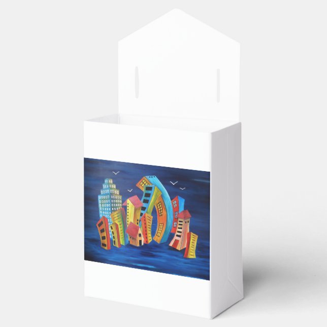 Caja Para Regalos La ciudad flotante (Abierto)