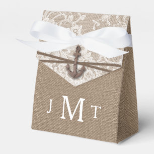Caja Para Regalos La colección de Bodas de ancla náutica rusa