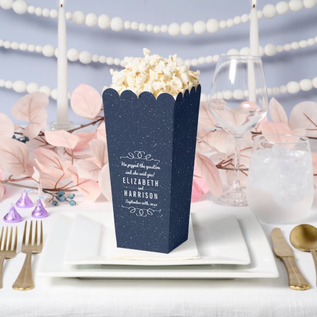 Caja Para Regalos La colección de Bodas nocturnos estrellados - (Boda)