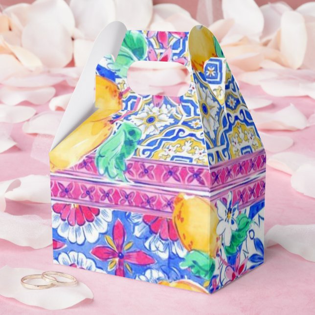 Caja Para Regalos La dolce vita limón italiano (Boda)