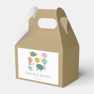 Caja Para Regalos La edad atómica retro a mediados del siglo de la b