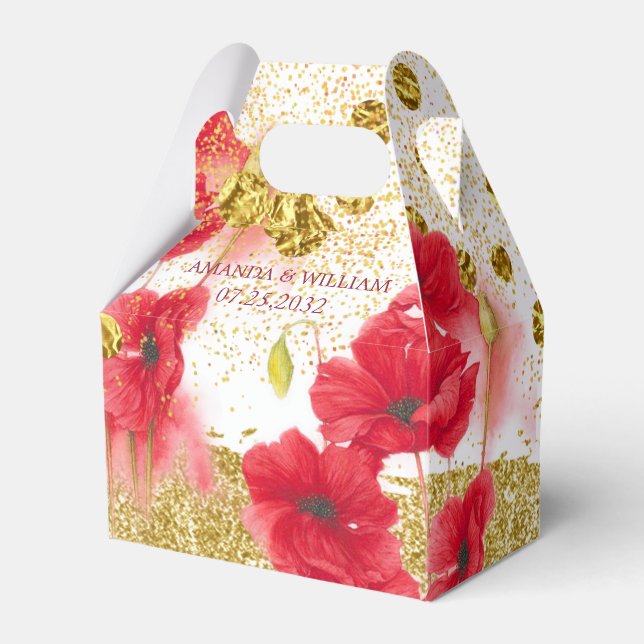 Caja Para Regalos La elegante boda de Roses Rojos (Front Side)