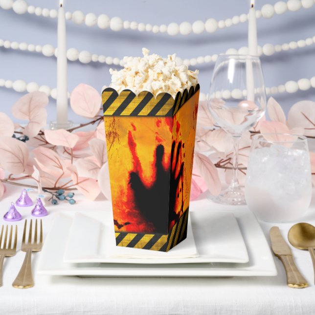 Caja Para Regalos La escalofriante escena de Halloween de SlipperyJo (Boda)