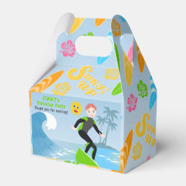 Caja Para Regalos La fiesta de cumpleaños del niño de Surf