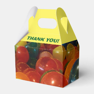 Caja Para Regalos La fiesta de los globos te da las gracias
