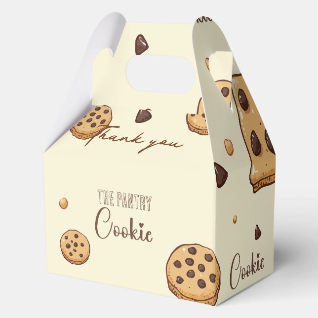 Caja Para Regalos La galleta de los pantritos (crema) (Anverso)