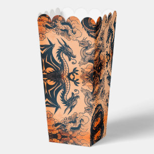 Caja Para Regalos La guerra de los dragones Cielos naranjas