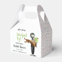 Caja Para Regalos La han escogido para una novia con helado de pista