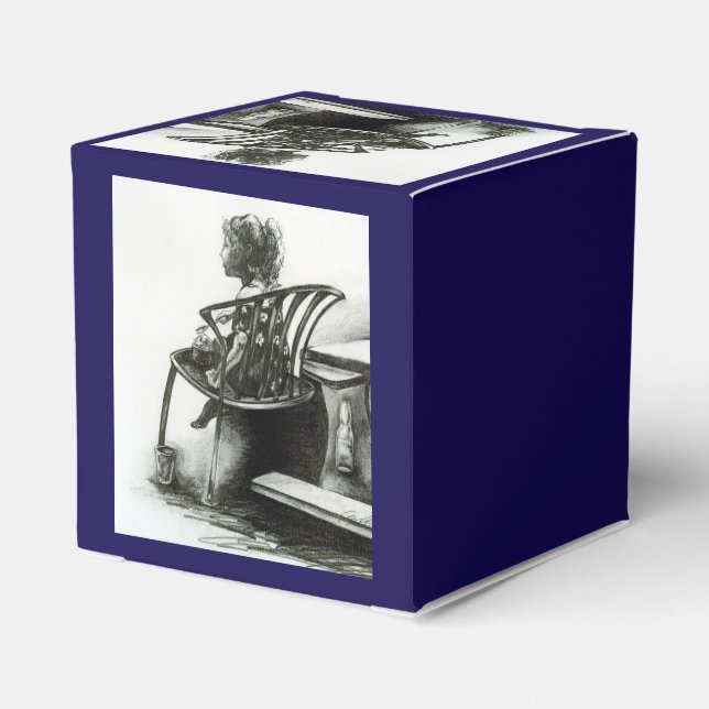 Caja Para Regalos La imaginación alimenta mi realidad (Reverso Costado)