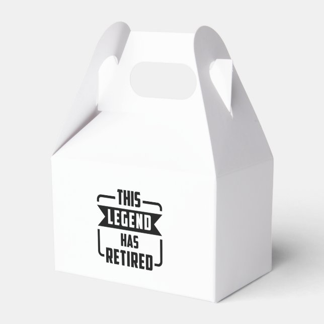 Caja Para Regalos la leyenda se ha retirado (Front Side)