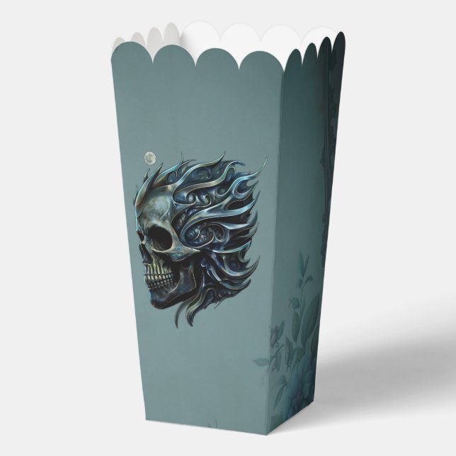 Caja Para Regalos La llama de la vida: un diseño de cráneo. (Anverso)