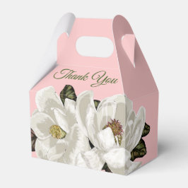 Caja Para Regalos La magnolia florece en rosa