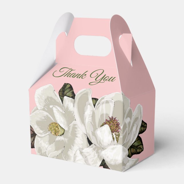 Caja Para Regalos La magnolia florece en rosa (Front Side)