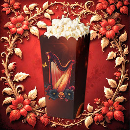 Caja Para Regalos La melodía cósmica, la magia del arpa.