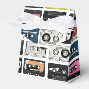 Caja Para Regalos La mezcla retra del casete del vintage graba el