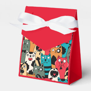 Caja Para Regalos La multitud de gatos
