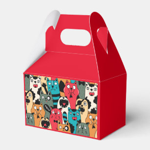 Caja Para Regalos La multitud de gatos