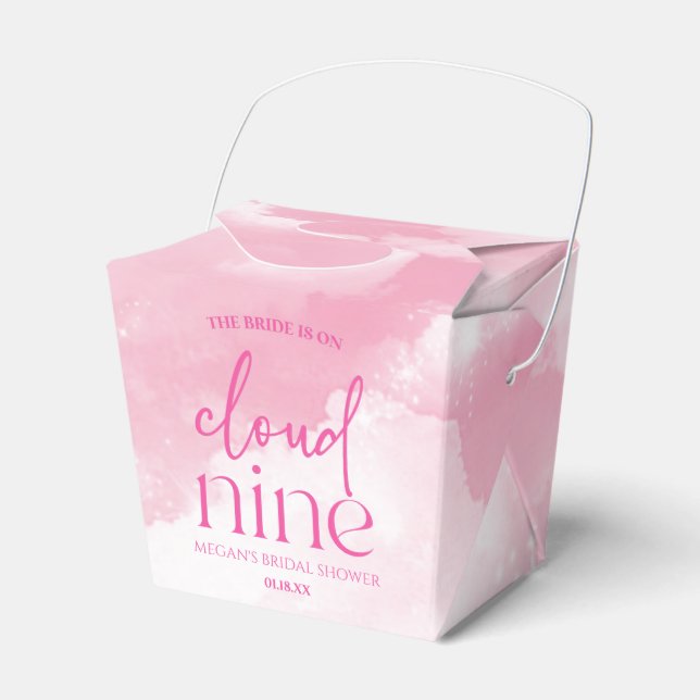 Caja Para Regalos La Novia Está En Nueve Duchas De Novias Rosa (Front Side)