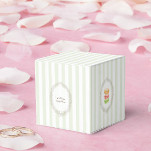 Caja Para Regalos La pastelería francesa Boulangerie Macarons Mint G
