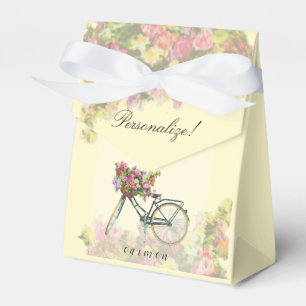 Caja Para Regalos La primavera del vintage florece la bici