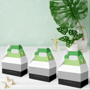 Caja Para Regalos La romántica bandera del orgullo de SlipperyJoe ob