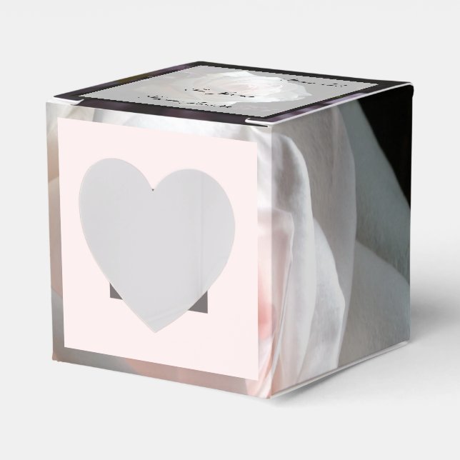 Caja Para Regalos La Rosa Blanca - (Anverso)