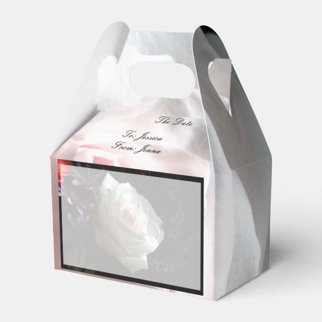 Caja Para Regalos La Rosa Blanca - (Front Side)