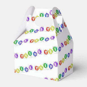 Caja Para Regalos La señal de orgullo de colores arcoíris de Slipper