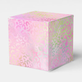 Caja Para Regalos La Serie Leopardo Irisado Diseño 1