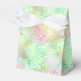 Caja Para Regalos La Serie Leopardo Irisado Diseño 2