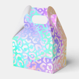 Caja Para Regalos La Serie Leopardo Irisado Diseño 3