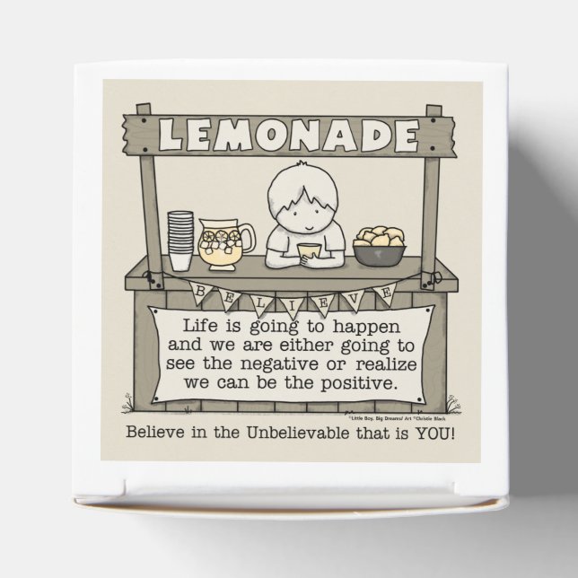 Caja Para Regalos La vida sucede (Parte superior)