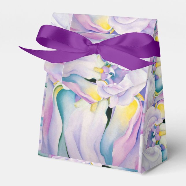 Caja Para Regalos La vieja Georgia O'keefe 1924 Luz de Iris (Front Side)