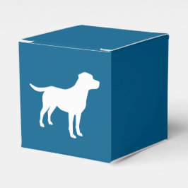Caja Para Regalos Lab Dog Puppy Baby Shower Silhouette